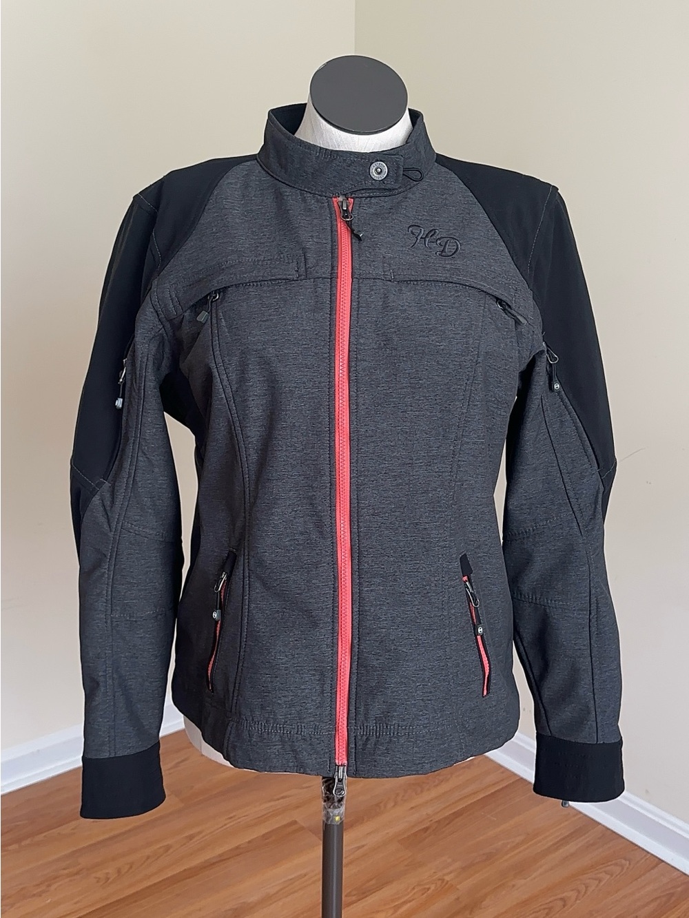 HARLEY-DAVIDSON Penumbra Riding Jacket Gray Windproof 2XL Fits XL 97116-16VW